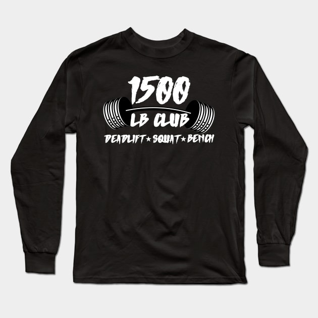 1500 LB Club Long Sleeve T-Shirt by AniTeeCreation